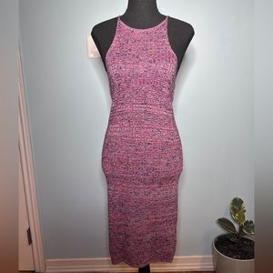 Silence + noise knit midi dress